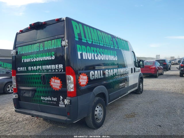 44843737 :رقم المزاد ، 3C6TRVDG5JE114311 vin ، 2018 Ram Promaster 2500 High Roof 159 Wb مزاد بيع