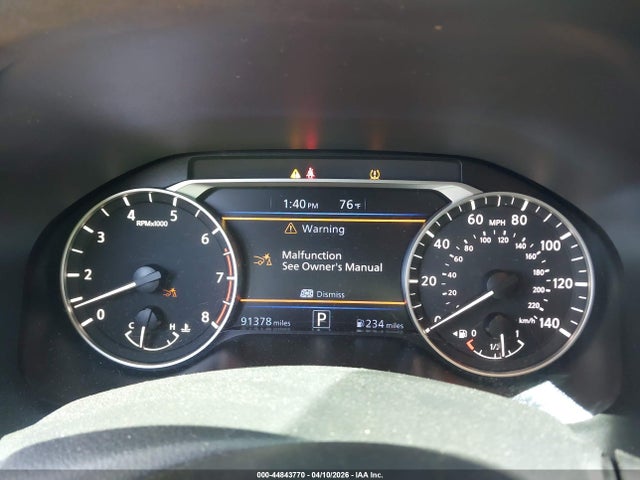 2022 Nissan Altima Sr Fwd მანქანა იყიდება აუქციონზე, vin: 1N4BL4CV6NN318588, აუქციონის ნომერი: 44843770