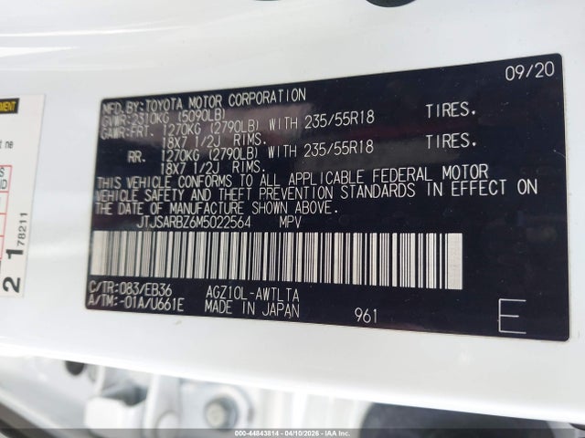 JTJSARBZ6M5022564 Lexus Nx 300 F Sport