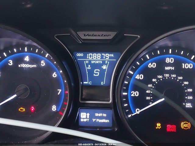 2014 HYUNDAI VELOSTER KMHTC6AEXEU208478 Photo 6