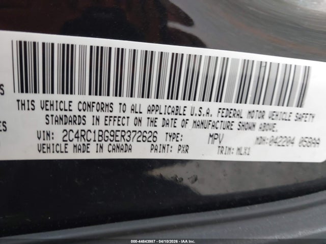 2014 CHRYSLER TOWN & COUNTRY 2C4RC1BG9ER372626 Photo 8