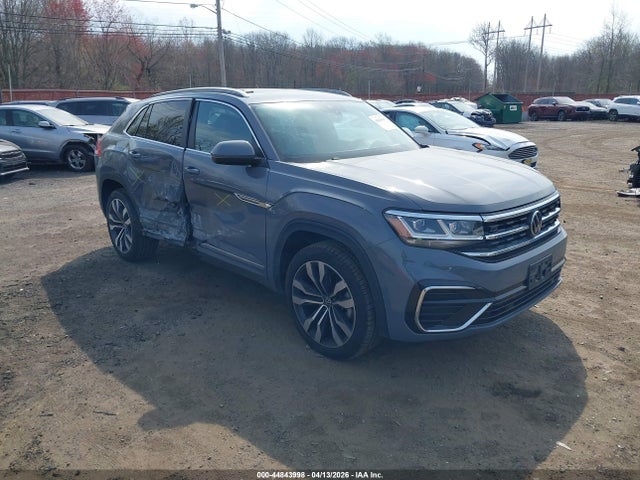 44843998 :رقم المزاد ، 1V2SE2CA7MC229305 vin ، 2021 Volkswagen Atlas Cross Sport 3.6l V6 Sel/3.6l V6 Sel R-line مزاد بيع