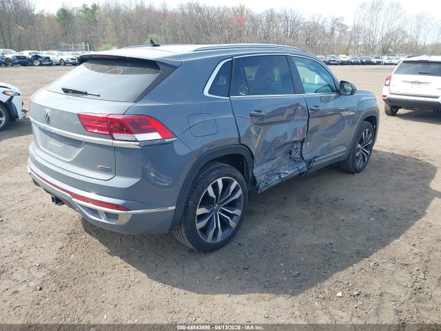 44843998 :رقم المزاد ، 1V2SE2CA7MC229305 vin ، 2021 Volkswagen Atlas Cross Sport 3.6l V6 Sel/3.6l V6 Sel R-line مزاد بيع
