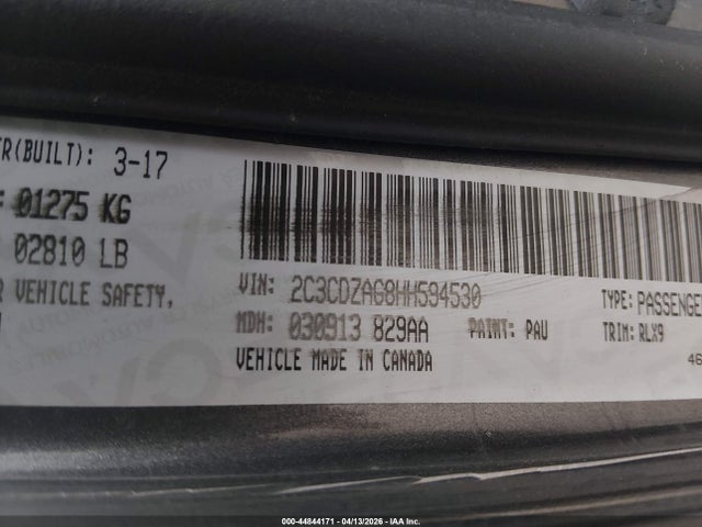 2017 DODGE CHALLENGER 2C3CDZAG8HH594530 Photo 8