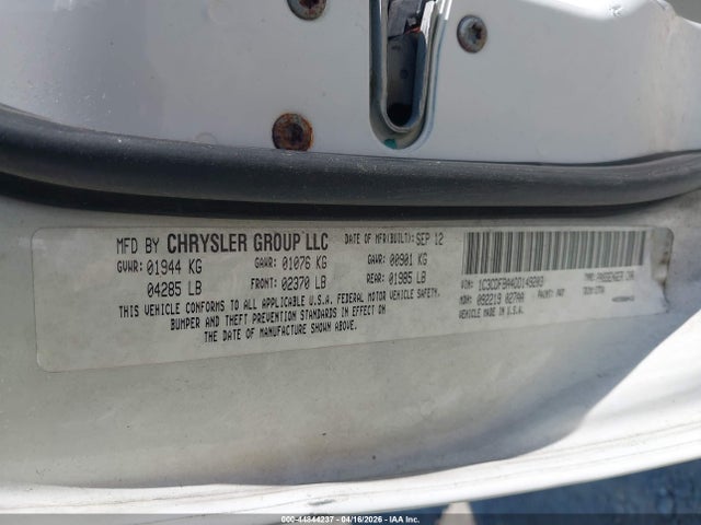 Продажа на аукционе авто 2013 Dodge Dart Sxt, vin: 1C3CDFBA4DD149203, номер лота: 44844237