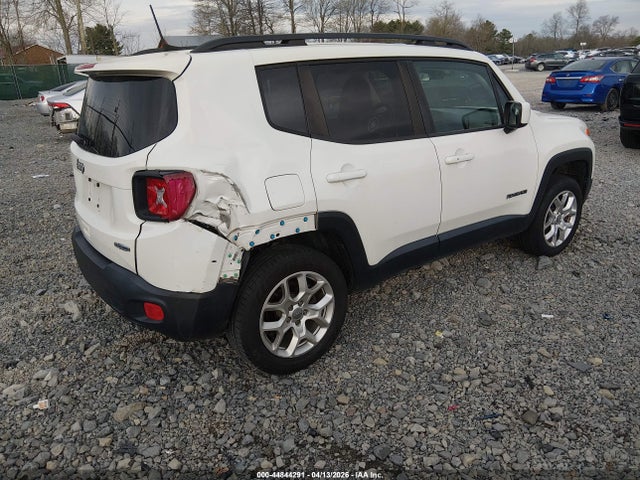 Aukcja sprzedaży 2018 Jeep Renegade Latitude 4x4, vin: ZACCJBBB7JPH44033, numer aukcji: 44844291