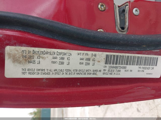Продажа на аукционе авто 2007 Dodge Caliber Sxt, vin: 1B3HB48B67D549989, номер лота: 44844359