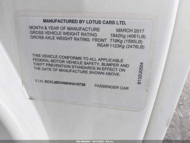 Lotus EVORA 400 2017 SCCLMDVN5HHA10728 Image 9