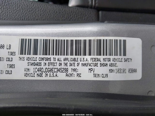 2014 DODGE DURANGO 1C4RDJDG0EC345298 Photo 8