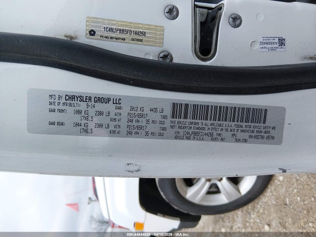 44844558 :رقم المزاد ، 1C4NJPBB5FD144266 vin ، 2015 Jeep Patriot Sport مزاد بيع