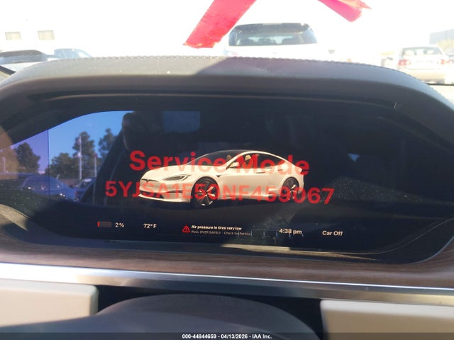 44844659 :رقم المزاد ، 5YJSA1E50NF459067 vin ، 2022 Tesla Model S Dual Motor All-wheel Drive مزاد بيع
