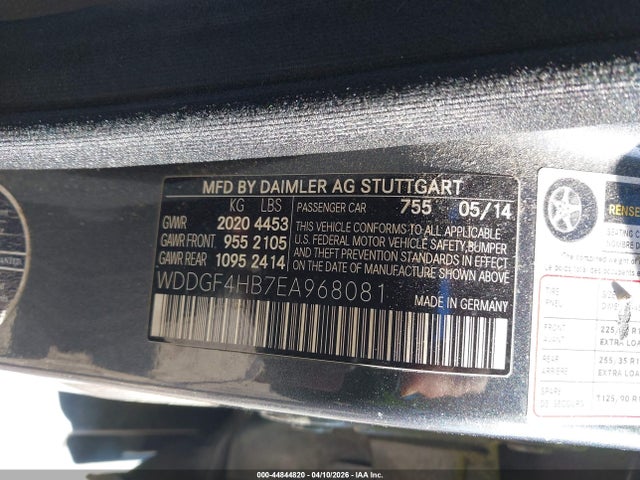 Продаж на аукціоні авто 2014 Mercedes-benz C 250 Sport, vin: WDDGF4HB7EA968081, номер лоту: 44844820