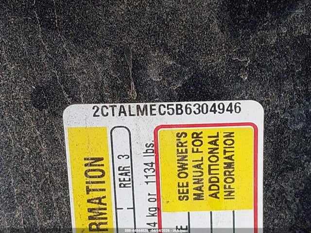 Продаж на аукціоні авто 2011 Gmc Terrain Sle-1, vin: 2CTALMEC5B6304946, номер лоту: 44844828