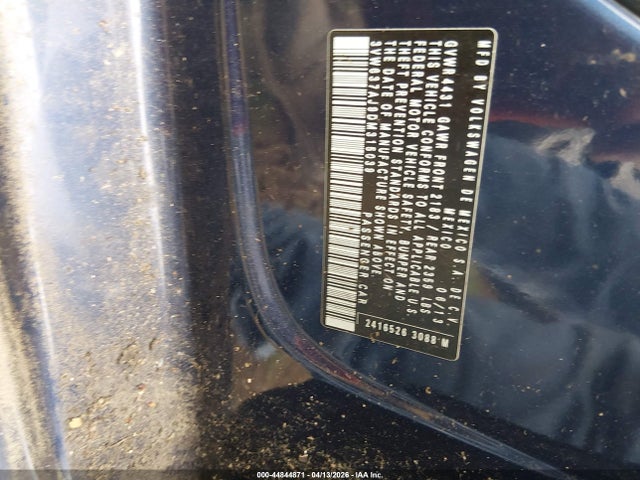Aukcja sprzedaży 2013 Volkswagen Jetta Hybrid Sel, vin: 3VW637AJ9DM315039, numer aukcji: 44844871