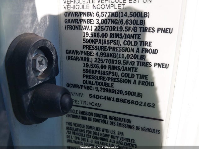 Isuzu Npr Gas Reg 2014 54DC4W1B8ES802162 Image 8