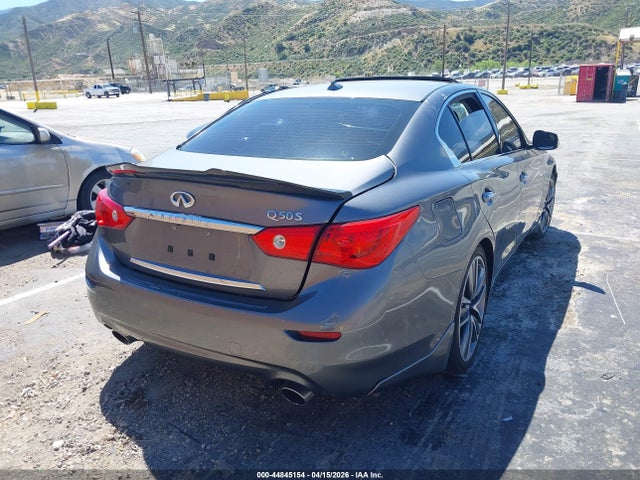 2017 Infiniti Q50 2.0t Sport მანქანა იყიდება აუქციონზე, vin: JN1CV7AP6HM640403, აუქციონის ნომერი: 44845154