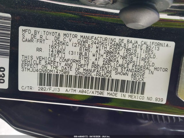 2013 TOYOTA TACOMA 3TMJU4GN8DM147509 Photo 8