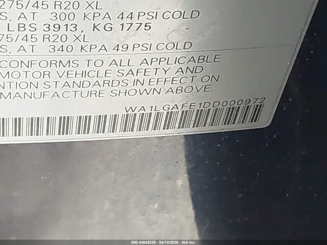 2013 AUDI Q7 WA1LGAFE1DD000972 Photo 8