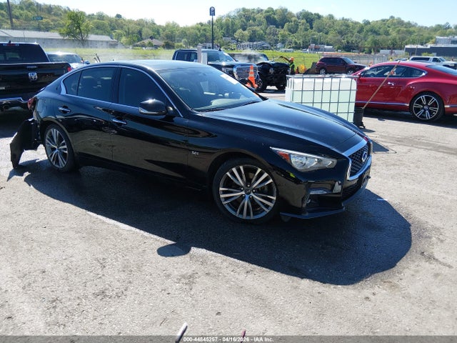 2018 Infiniti Q50 3.0t Sport მანქანა იყიდება აუქციონზე, vin: JN1EV7AR8JM445824, აუქციონის ნომერი: 44845257
