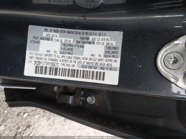 Aukcja sprzedaży 2015 Mazda Mazda3 I Touring, vin: 3MZBM1V7XFM155070, numer aukcji: 44845364