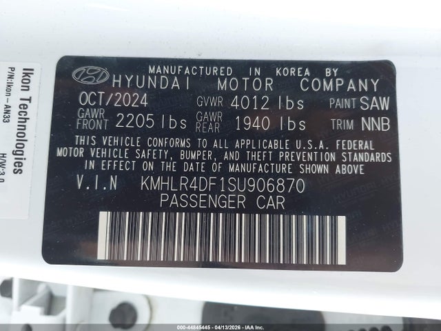 Hyundai Elantra N Line 2025 KMHLR4DF1SU906870 Image 9