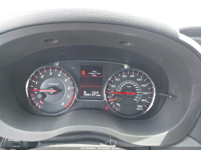 Продаж на аукціоні авто 2018 Subaru Wrx Premium, vin: JF1VA1C61J9835679, номер лоту: 44845447