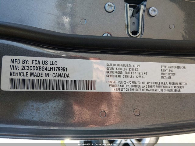 2020 DODGE CHARGER 2C3CDXBG4LH179961 Photo 8