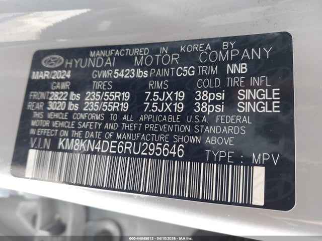 Hyundai Ioniq 5 Sel 2024 KM8KN4DE6RU295646 Image 9