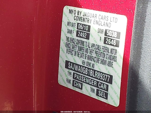 2011 JAGUAR XF SAJWA0GB1BLR89377 Photo 8