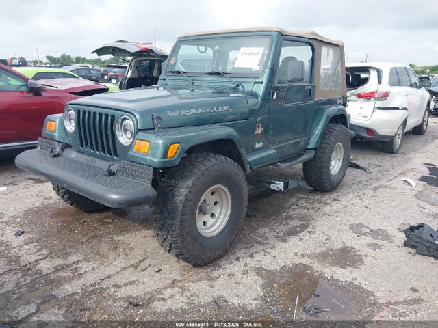 44845841 :رقم المزاد ، 1J4FA59S8YP735296 vin ، 2000 Jeep Wrangler Sahara مزاد بيع
