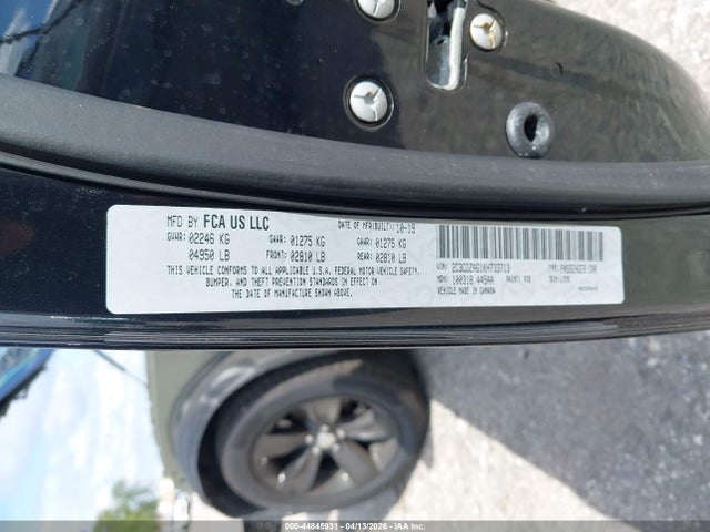 44845931 :رقم المزاد ، 2C3CDZAG1KH733713 vin ، 2019 Dodge Challenger Sxt مزاد بيع