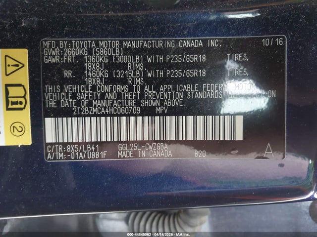 2017 LEXUS RX 350 2T2BZMCA4HC060709 Photo 8