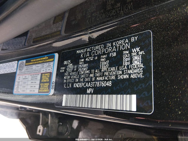 KNDEPCAA3T7876048 KIA Seltos Lx
