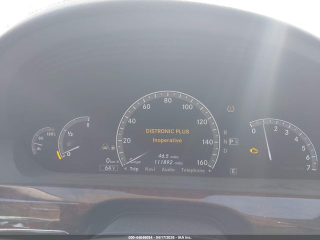 Aukcja sprzedaży 2012 Mercedes-benz S 550 4matic, vin: WDDNG9EB5CA469220, numer aukcji: 44846094