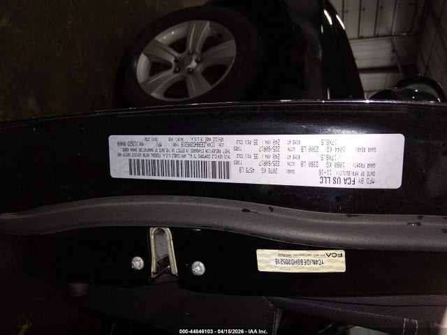 44846103 :رقم المزاد ، 1C4NJDEB8HD205218 vin ، 2017 Jeep Compass Latitude 4x4 مزاد بيع