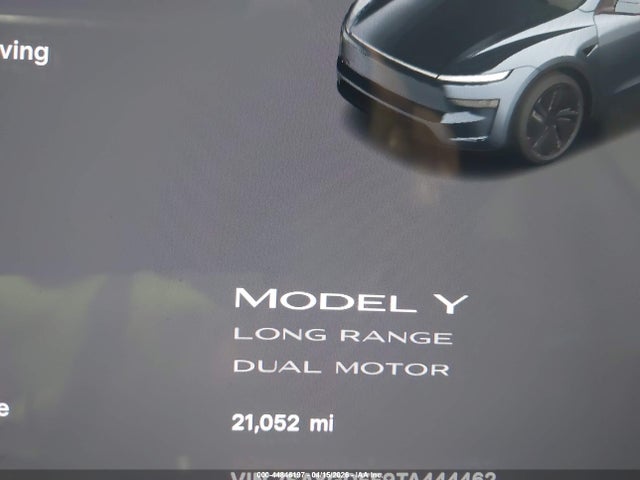 Aukcja sprzedaży 2026 Tesla Model Y All-wheel Drive/long Range Launch Series/premium All-wheel Drive, vin: 7SAYGDEE9TA444462, numer aukcji: 44846197