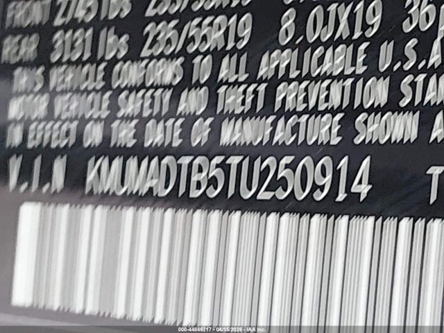 Aukcja sprzedaży 2026 Genesis Gv70 2.5t Select, vin: KMUMADTB5TU250914, numer aukcji: 44846217