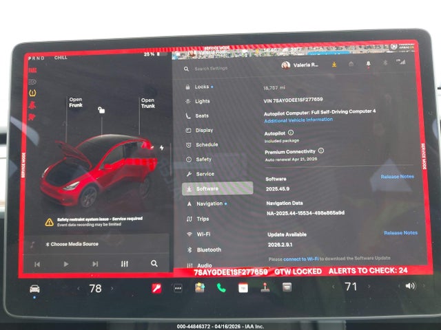 7SAYGDEE1SF277659 Tesla Model Y Long Range Dual Motor All-wheel Drive