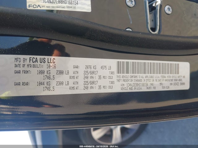 2017 JEEP COMPASS 1C4NJDEB8HD168154 Photo 8