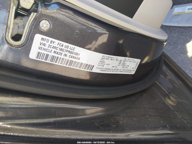 Продажа на аукционе авто 2023 Chrysler Pacifica Touring L, vin: 2C4RC1BG7PR601081, номер лота: 44846464
