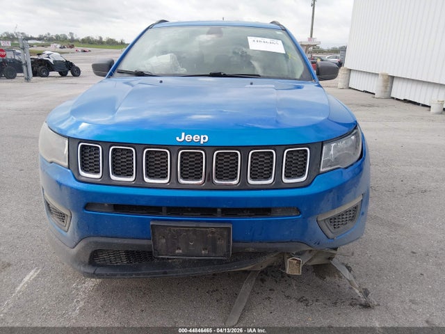 2018 Jeep Compass Sport Fwd მანქანა იყიდება აუქციონზე, vin: 3C4NJCAB6JT124587, აუქციონის ნომერი: 44846465