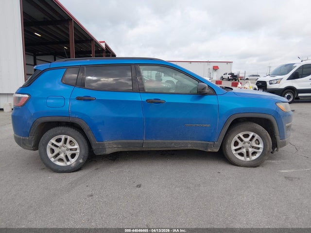 2018 Jeep Compass Sport Fwd მანქანა იყიდება აუქციონზე, vin: 3C4NJCAB6JT124587, აუქციონის ნომერი: 44846465