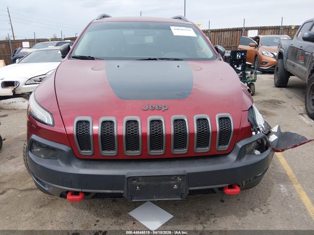 2016 Jeep Cherokee Trailhawk მანქანა იყიდება აუქციონზე, vin: 1C4PJMBS9GW245923, აუქციონის ნომერი: 44846519