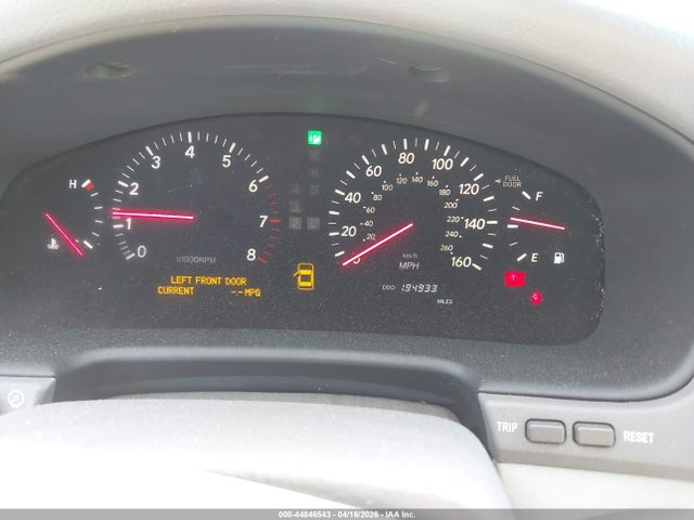 Aukcja sprzedaży 2003 Lexus Ls 430, vin: JTHBN30F630110411, numer aukcji: 44846543
