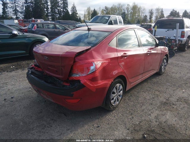 2017 Hyundai Accent Se მანქანა იყიდება აუქციონზე, vin: KMHCT4AE6HU275667, აუქციონის ნომერი: 44846710