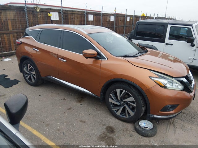 Aukcja sprzedaży 2016 Nissan Murano Platinum, vin: 5N1AZ2MH3GN118106, numer aukcji: 44846715