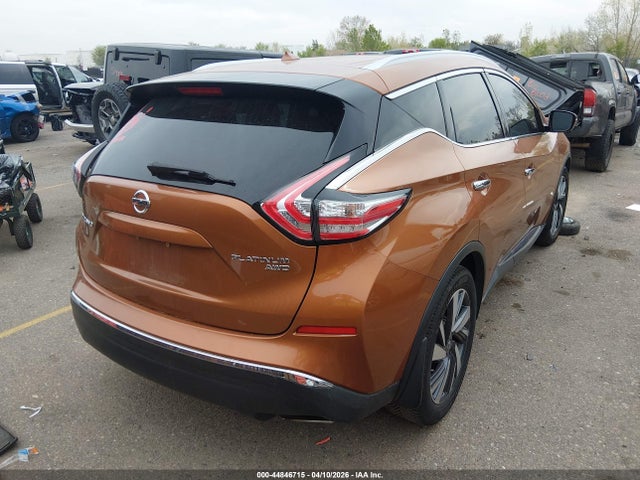 Aukcja sprzedaży 2016 Nissan Murano Platinum, vin: 5N1AZ2MH3GN118106, numer aukcji: 44846715