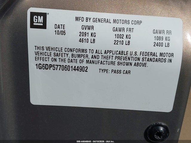 2006 CADILLAC CTS 1G6DP577060144902 Photo 8