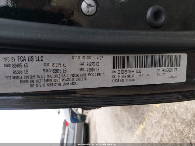 Auction sale of the 2017 Dodge Challenger R/t, vin: 2C3CDZBT1HH611535, lot number: 44846878