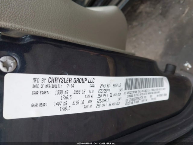 Продажа на аукционе авто 2014 Dodge Grand Caravan American Value Pkg, vin: 2C4RDGBG3ER452570, номер лота: 44846985